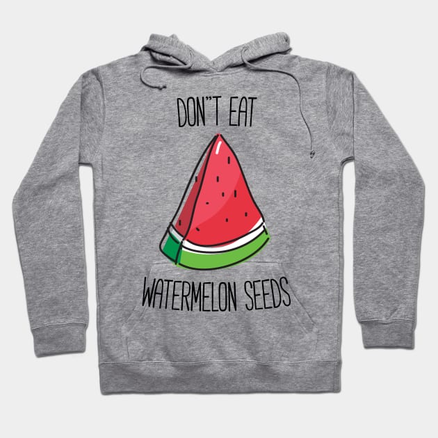 Funny Pregnant Don't Eat Watermelon Seeds T-shirt Hoodie by RedYolk